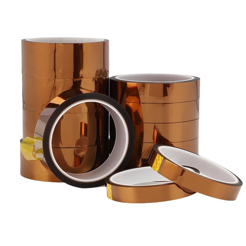 High-Temperature 33m Polyimide Sublimation Tape 3D Printers Heat Resistant Kaptons Film Silicone Adhesive Painting Applications